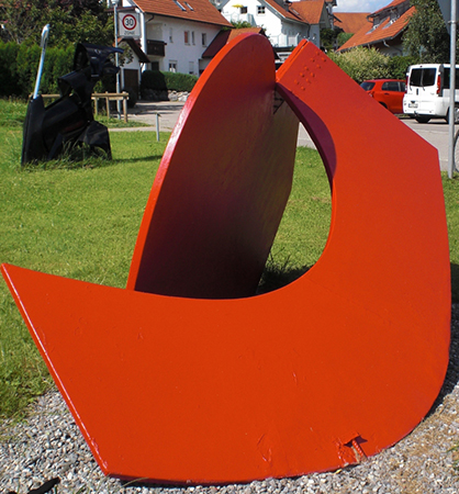Große runde Form - Rot
    von Achim Guthmann